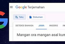 Google Penerjemah Bahasa Jawa